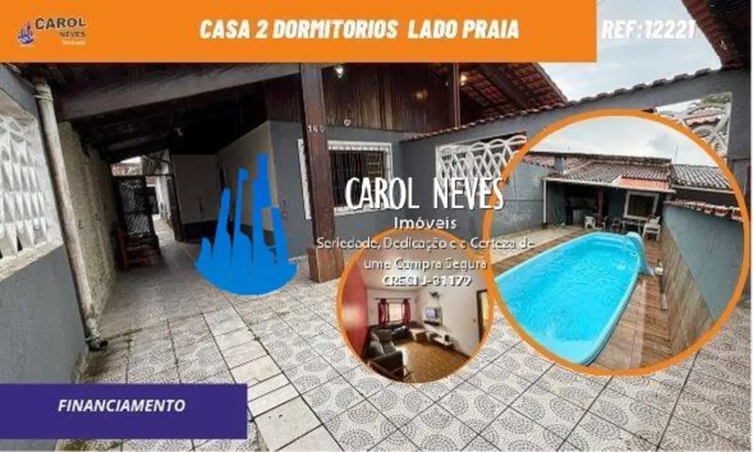 Foto 1 de Casa com 2 quartos à venda, 109m2 em Mongagua - SP