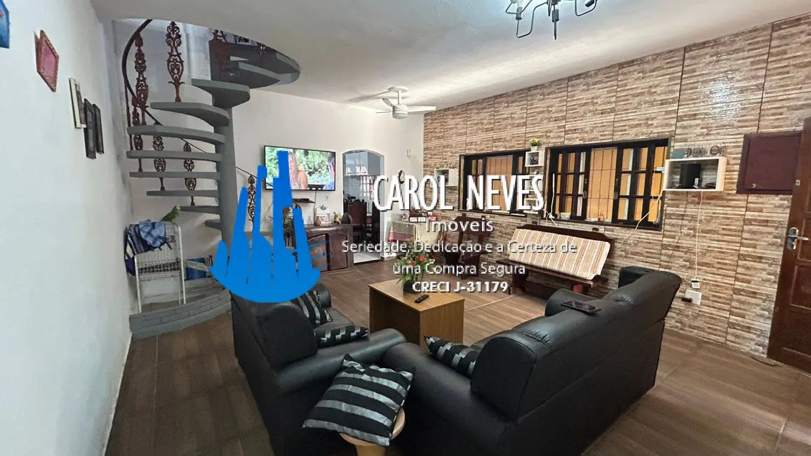 Foto 3 de Sobrado com 3 quartos à venda, 110m2 em Mongagua - SP