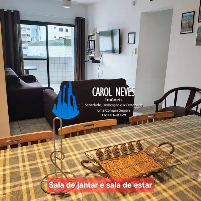 Foto 3 de Apartamento com 2 quartos à venda, 76m2 em Ocian, Praia Grande - SP