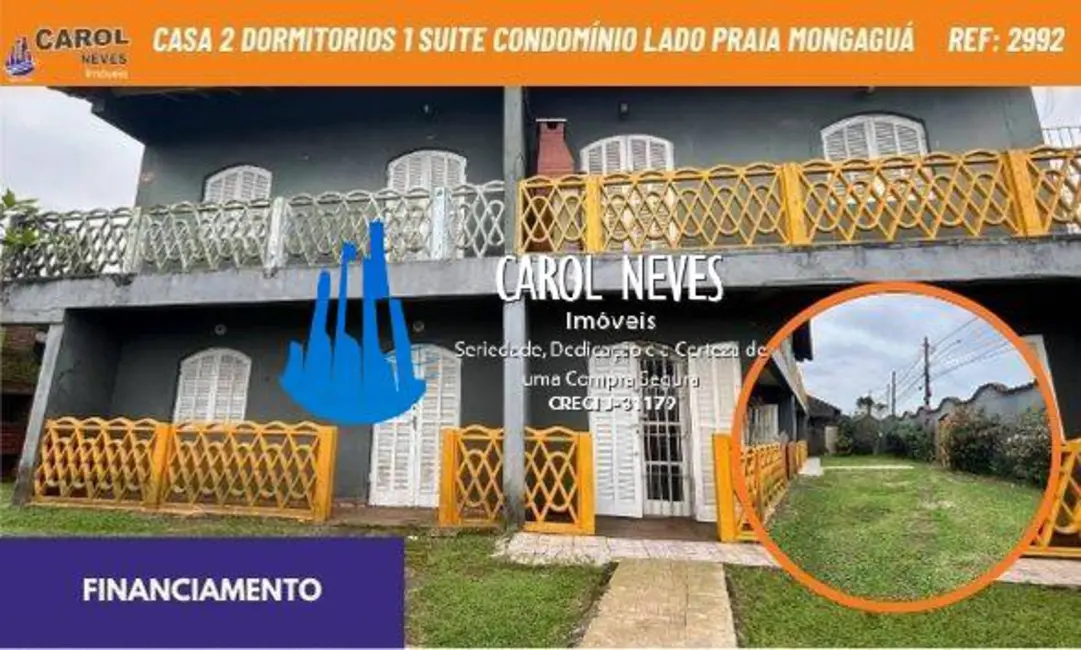 Foto 1 de Casa de Condomínio com 2 quartos à venda e para alugar, 60m2 em Mongagua - SP