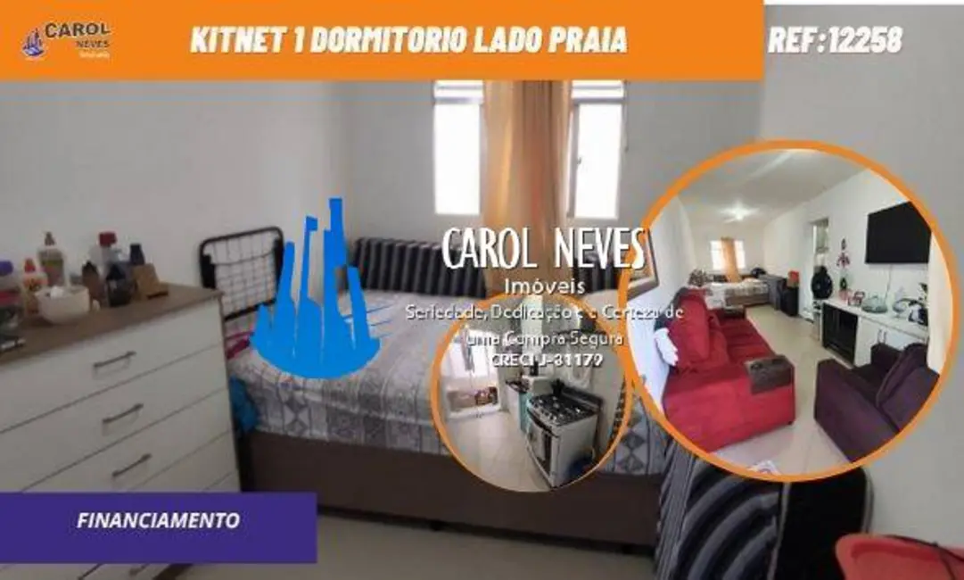 Kitnet com 1 quarto à venda, 41m2 em Aviação, Praia Grande - SP - imagem 1 Foto 1 de Kitnet com 1 quarto à venda, 41m2 em Aviação, Praia Grande - SP