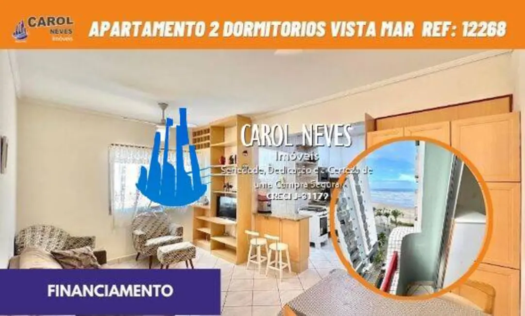 Foto 1 de Apartamento com 2 quartos à venda, 86m2 em Canto do Forte, Praia Grande - SP