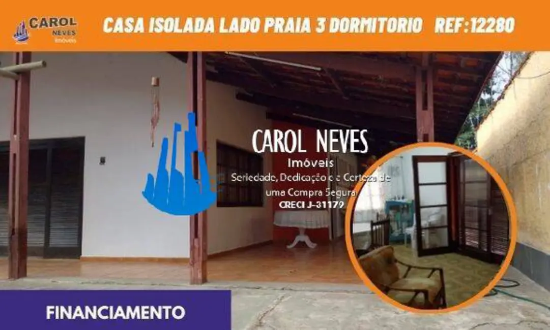 Foto 1 de Casa com 3 quartos à venda, 150m2 em Itanhaem - SP