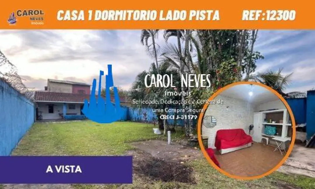 Foto 1 de Casa com 1 quarto à venda, 60m2 em Itanhaem - SP