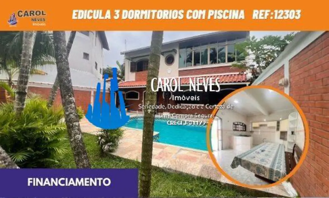 Foto 1 de Casa com 3 quartos à venda, 110m2 em Praia Grande - SP