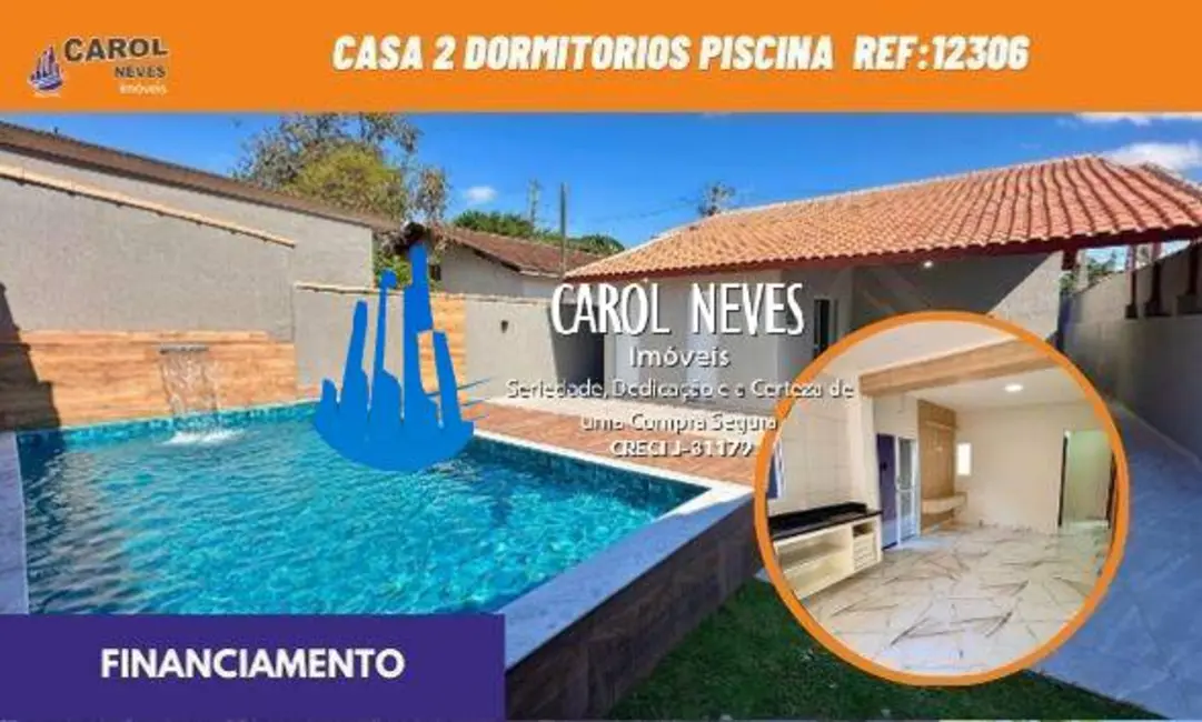 Foto 1 de Casa com 2 quartos à venda, 110m2 em Itanhaem - SP