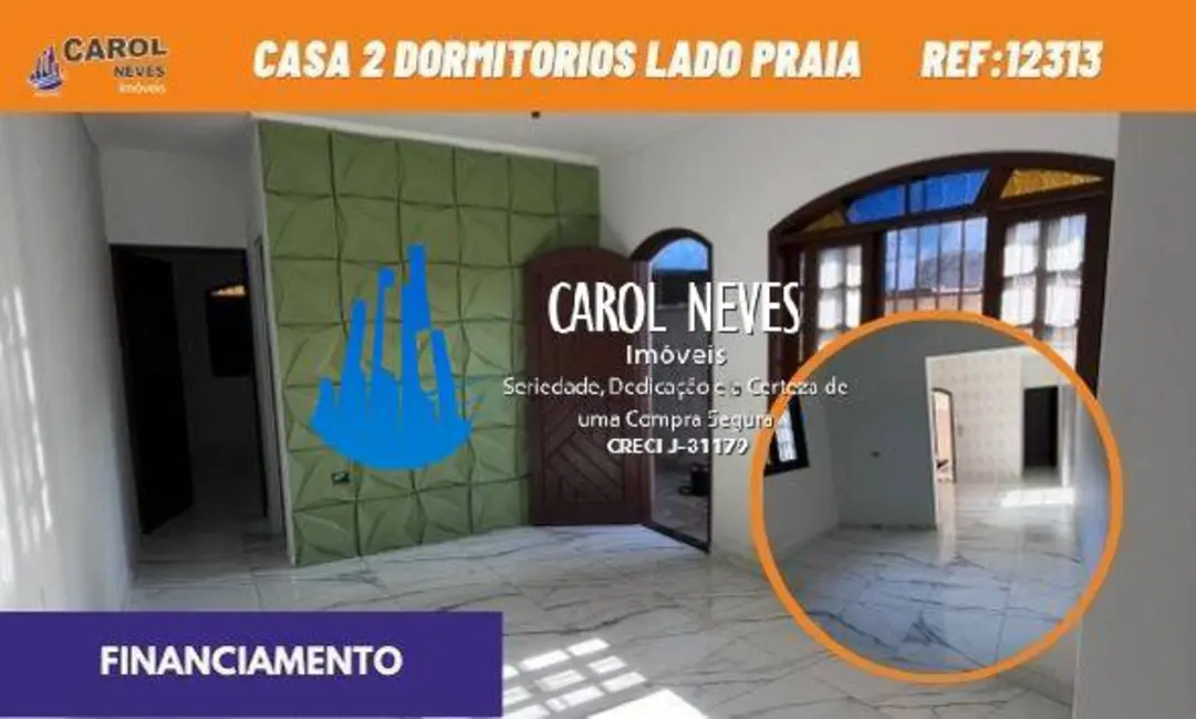 Foto 1 de Casa com 2 quartos à venda, 86m2 em Mongagua - SP