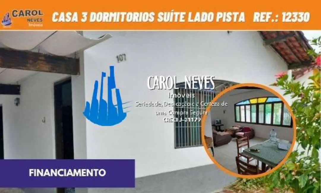 Foto 1 de Casa com 3 quartos à venda, 147m2 em Mongagua - SP