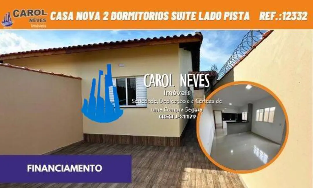 Casa com 2 quartos à venda, 66m2 em Itanhaem - SP - imagem 1 Foto 1 de Casa com 2 quartos à venda, 66m2 em Itanhaem - SP