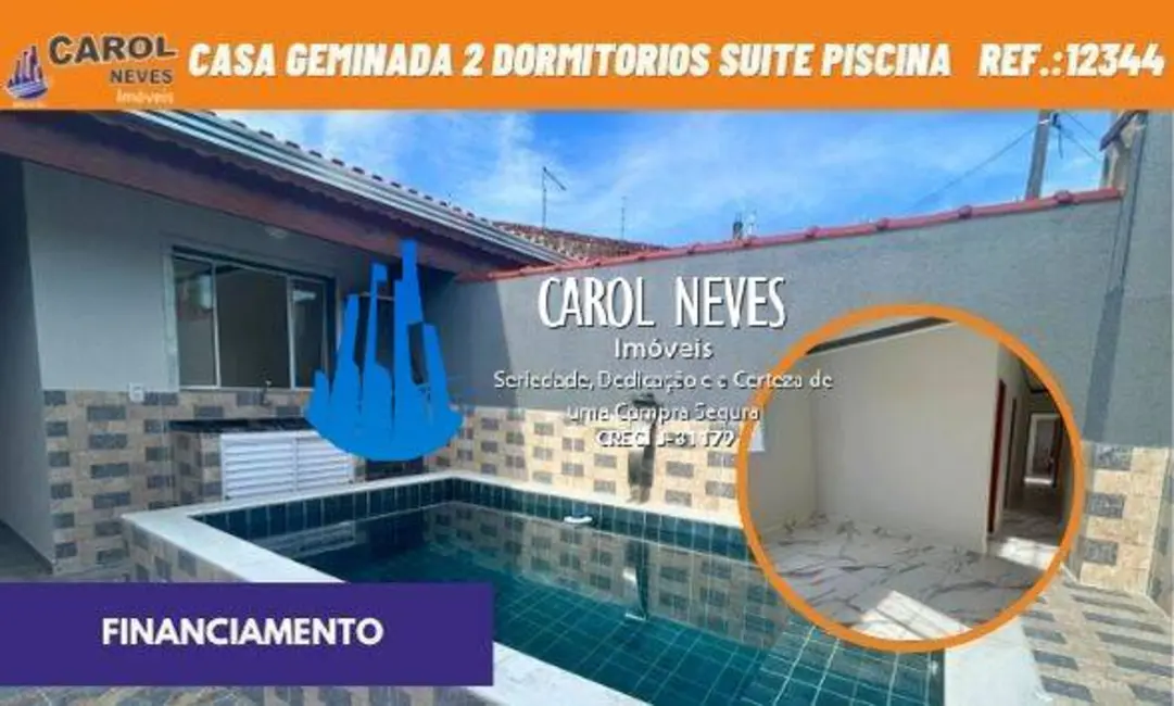 Foto 1 de Casa com 2 quartos à venda, 60m2 em Itanhaem - SP