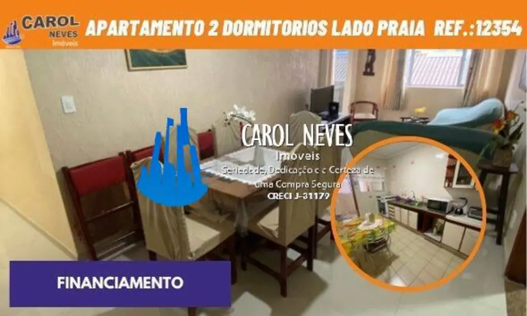 Apartamento com 2 quartos à venda, 83m2 em Canto do Forte, Praia Grande - SP - imagem 1 Foto 1 de Apartamento com 2 quartos à venda, 83m2 em Canto do Forte, Praia Grande - SP