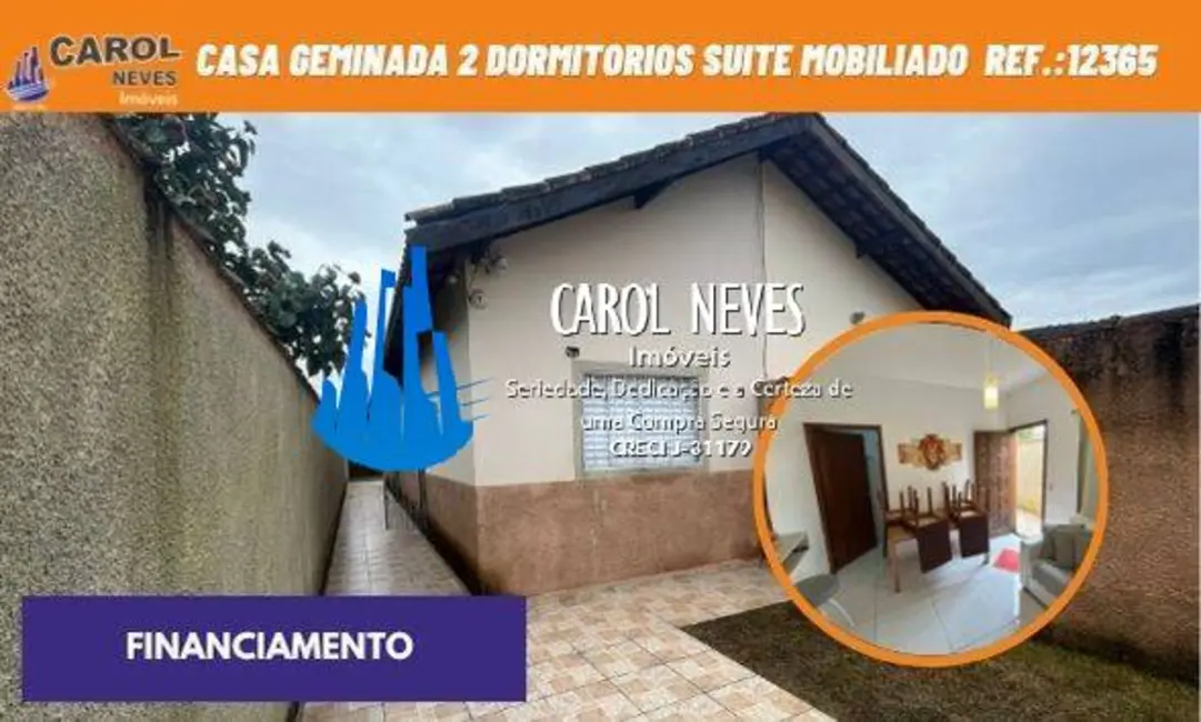 Foto 1 de Casa com 2 quartos à venda, 60m2 em Itanhaem - SP
