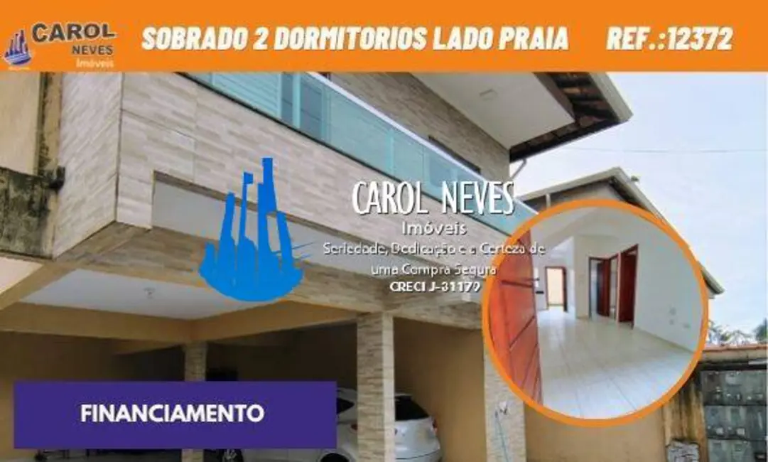 Foto 1 de Casa de Condomínio com 2 quartos à venda, 62m2 em Maracanã, Praia Grande - SP