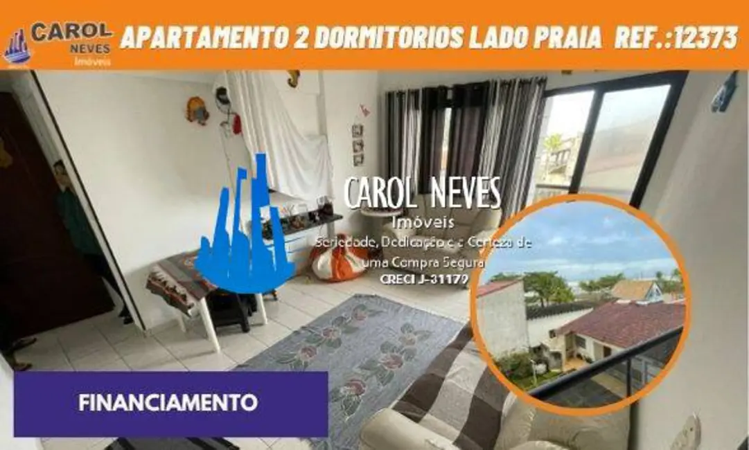 Foto 1 de Apartamento com 2 quartos à venda, 70m2 em Mongagua - SP
