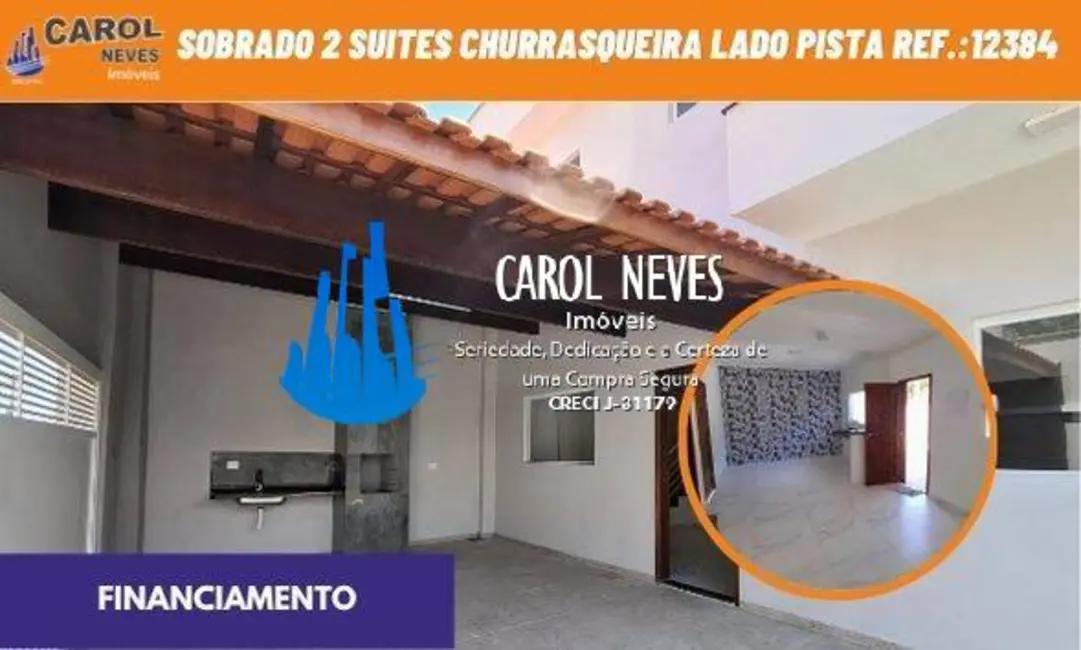 Foto 1 de Sobrado com 2 quartos à venda, 100m2 em Mongagua - SP