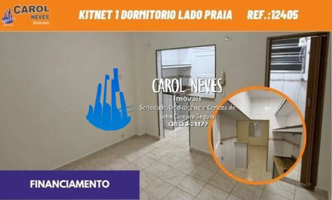 Kitnet com 1 quarto à venda, 35m2 em Aviação, Praia Grande - SP - imagem 1 Foto 1 de Kitnet com 1 quarto à venda, 35m2 em Aviação, Praia Grande - SP