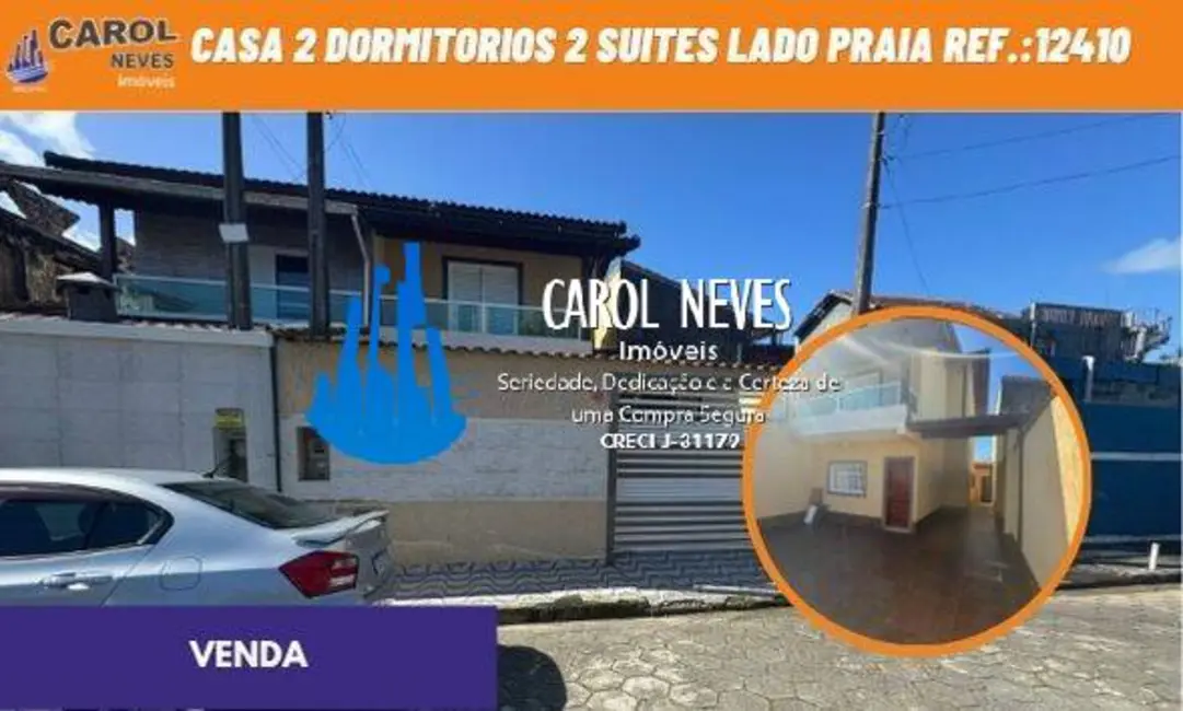 Foto 1 de Casa com 2 quartos à venda, 108m2 em Mongagua - SP