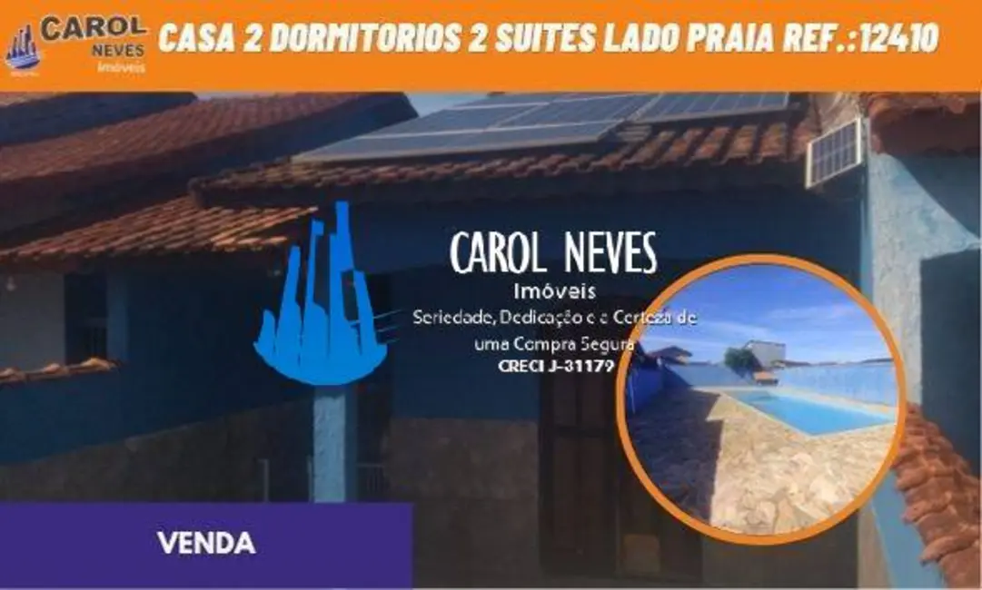 Foto 1 de Casa com 1 quarto à venda em Mongagua - SP