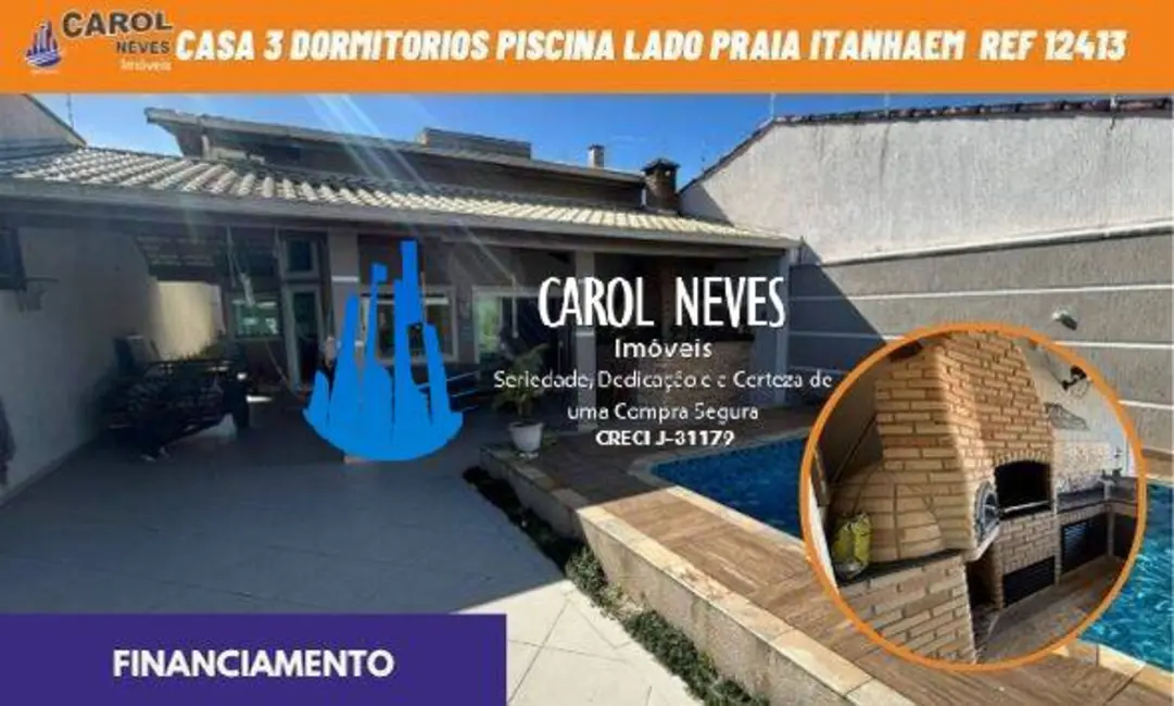 Foto 1 de Casa com 3 quartos à venda, 190m2 em Itanhaem - SP
