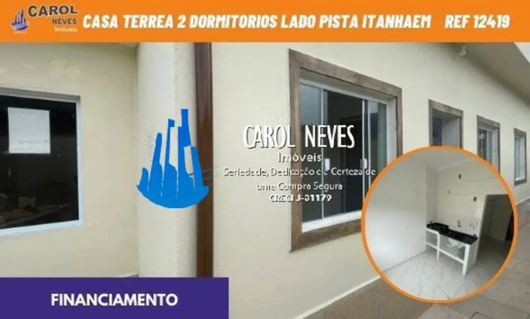 Foto 1 de Casa com 2 quartos à venda, 78m2 em Itanhaem - SP