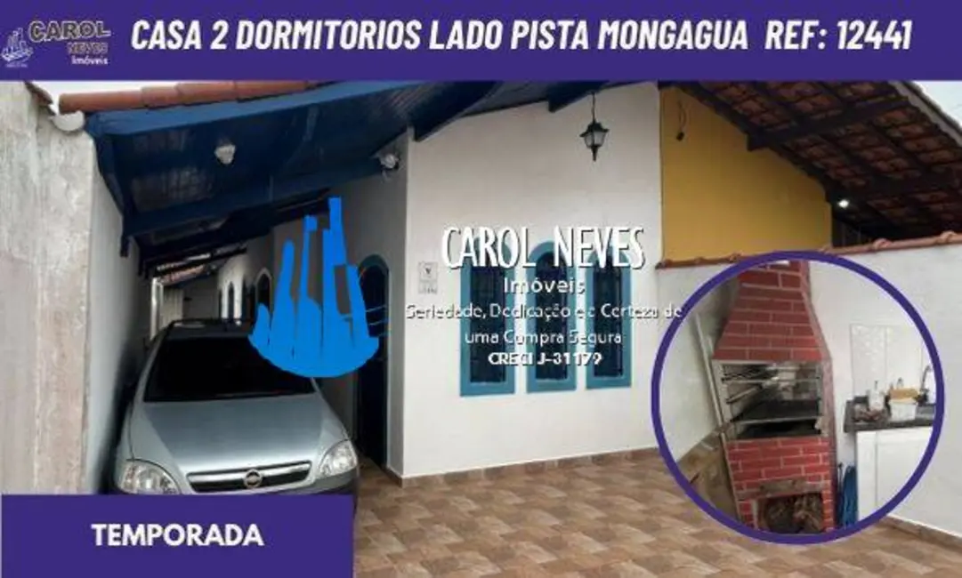 Casa com 2 quartos para alugar em Mongagua - SP - imagem 1 Foto 1 de Casa com 2 quartos para alugar em Mongagua - SP