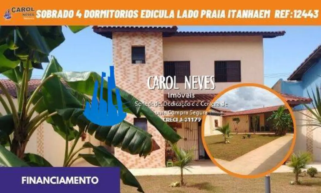 Foto 1 de Casa com 4 quartos à venda, 225m2 em Itanhaem - SP