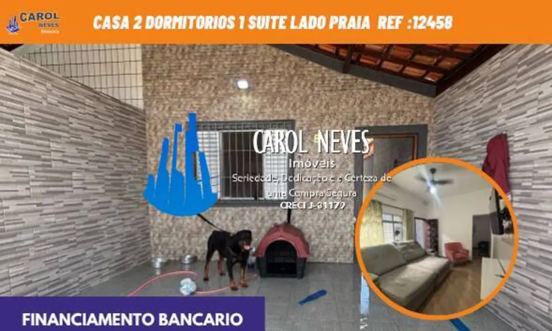 Foto 1 de Casa com 2 quartos à venda, 125m2 em Ocian, Praia Grande - SP