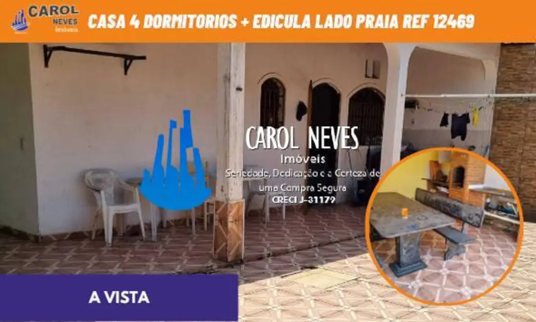Foto 1 de Casa com 1 quarto à venda, 390m2 em Mongagua - SP