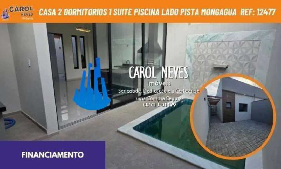 Foto 1 de Casa com 2 quartos à venda, 75m2 em Mongagua - SP