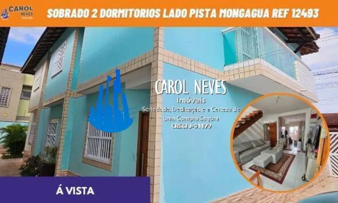 Foto 1 de Casa com 2 quartos à venda, 70m2 em Mongagua - SP