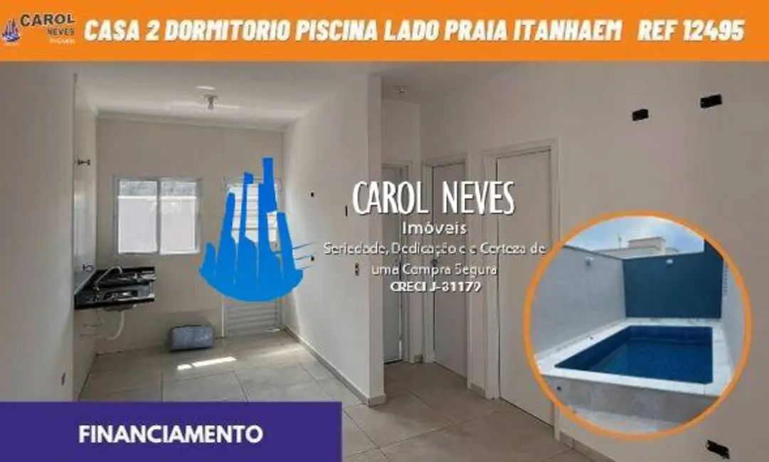 Foto 1 de Casa com 2 quartos à venda, 48m2 em Itanhaem - SP