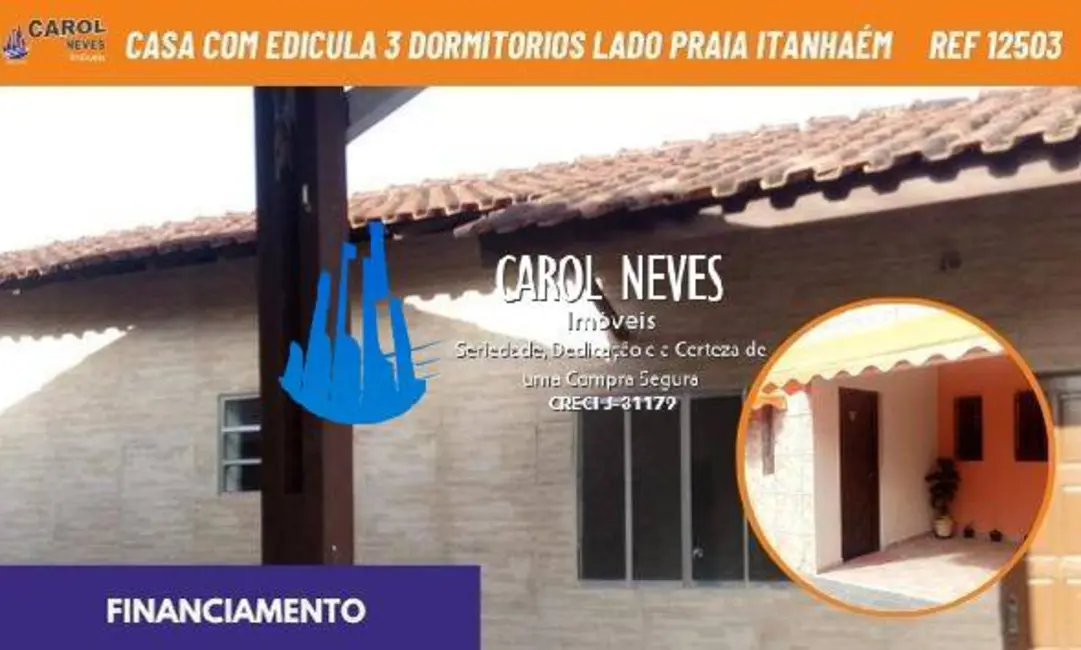 Foto 1 de Casa com 3 quartos à venda, 260m2 em Itanhaem - SP