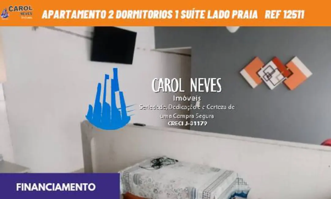 Foto 1 de Apartamento com 2 quartos à venda, 50m2 em Mongagua - SP