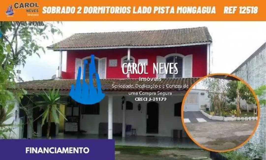 Foto 1 de Sobrado com 2 quartos à venda, 160m2 em Mongagua - SP