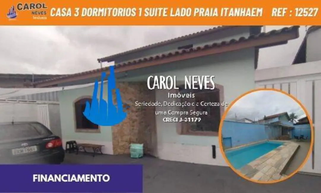 Foto 1 de Casa com 3 quartos à venda, 192m2 em Itanhaem - SP