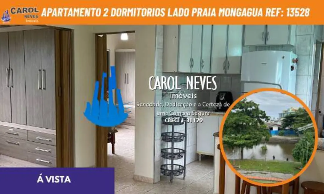 Foto 1 de Apartamento com 2 quartos à venda, 56m2 em Centro, Mongagua - SP