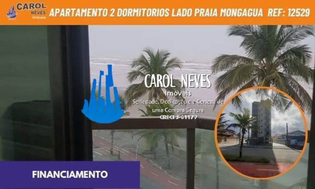 Foto 1 de Apartamento com 2 quartos à venda, 89m2 em Mongagua - SP