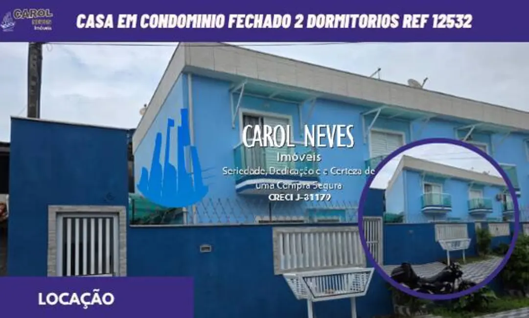 Casa com 2 quartos para alugar, 82m2 em Mongagua - SP - imagem 1 Foto 1 de Casa com 2 quartos para alugar, 82m2 em Mongagua - SP