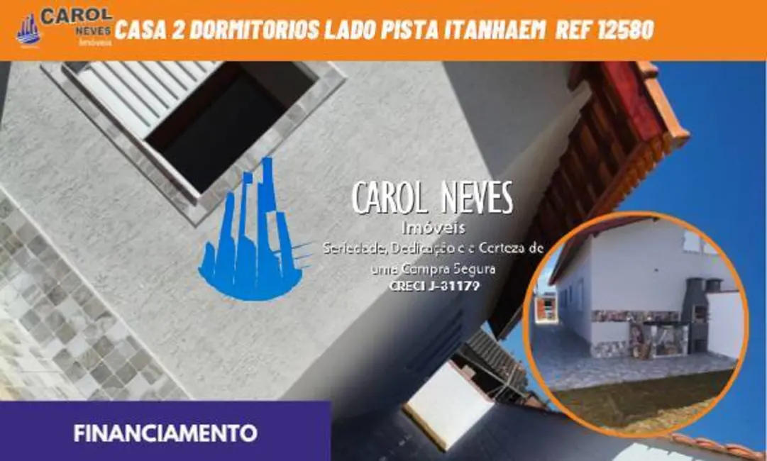 Foto 1 de Casa com 2 quartos à venda, 49m2 em Itanhaem - SP