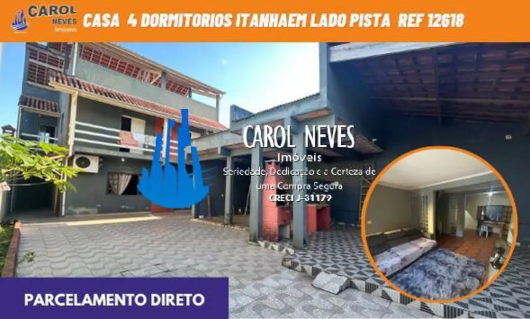 Foto 1 de Casa com 4 quartos à venda, 281m2 em Itanhaem - SP