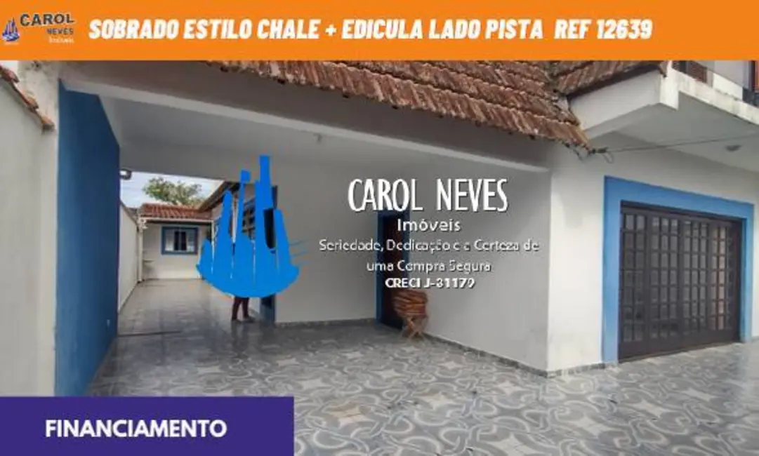 Sobrado com 3 quartos à venda, 275m2 em Itanhaem - SP - imagem 1 Foto 1 de Sobrado com 3 quartos à venda, 275m2 em Itanhaem - SP