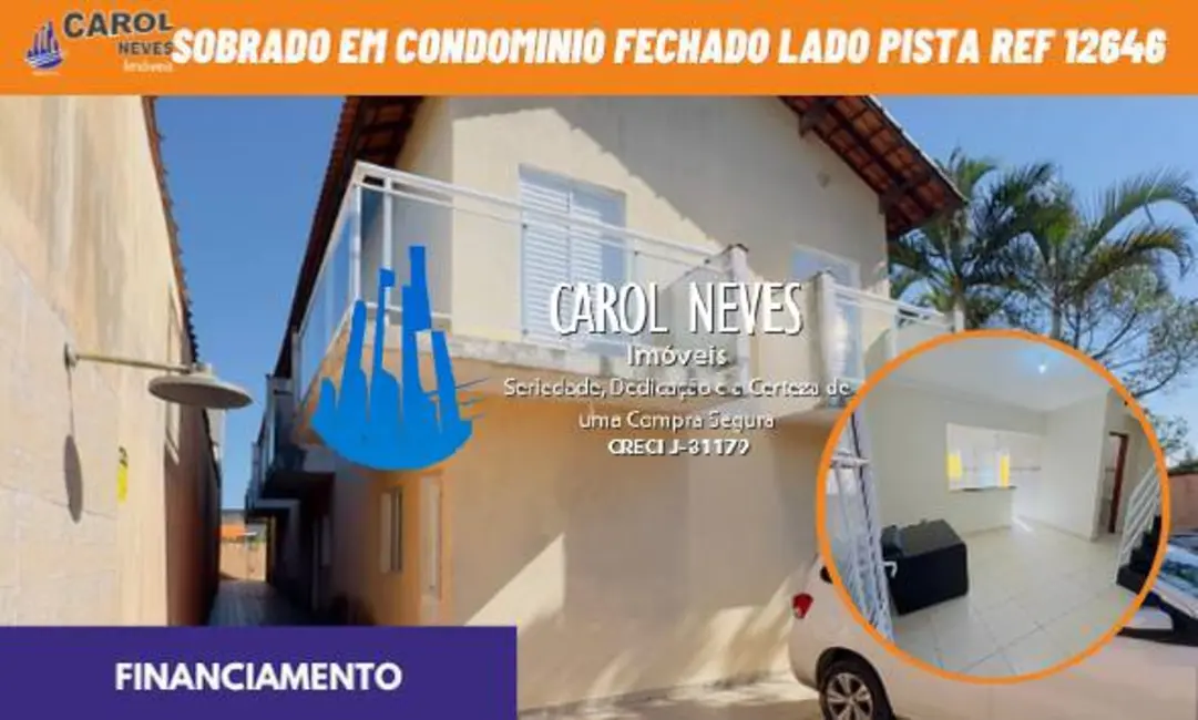Foto 1 de Casa de Condomínio com 2 quartos à venda, 65m2 em Mongagua - SP