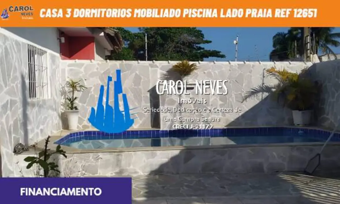 Foto 1 de Casa com 3 quartos à venda, 86m2 em Itanhaem - SP