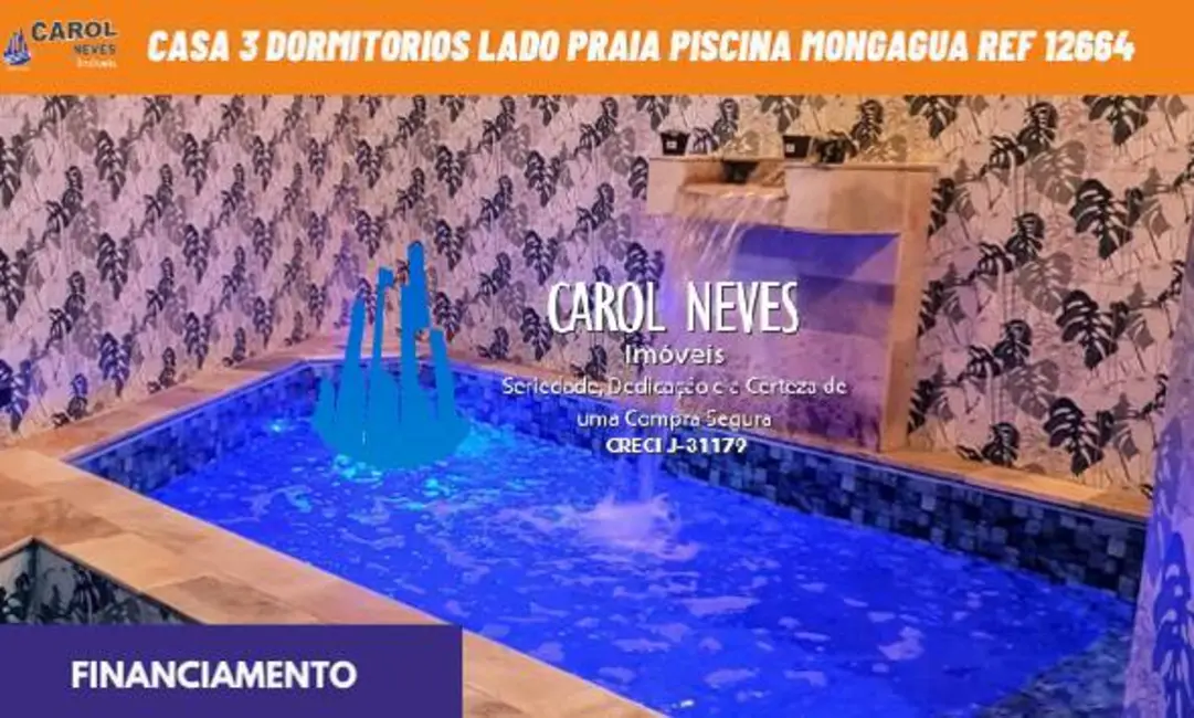 Foto 1 de Casa com 3 quartos à venda, 101m2 em Mongagua - SP