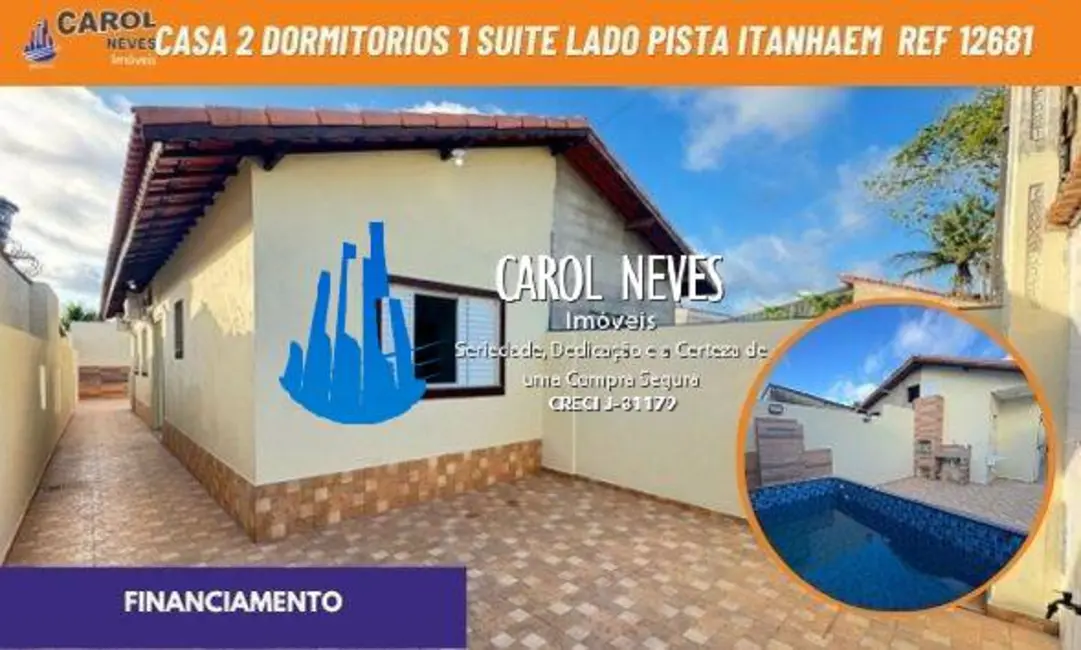 Foto 1 de Casa com 3 quartos à venda em Itanhaem - SP