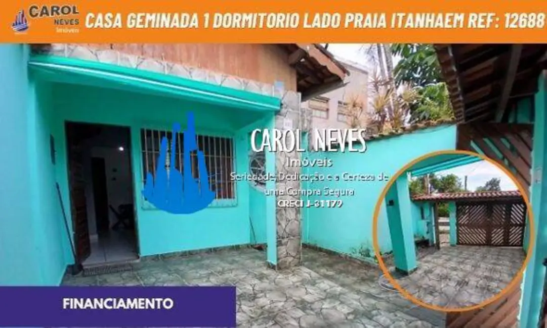Foto 1 de Casa com 1 quarto à venda, 100m2 em Itanhaem - SP