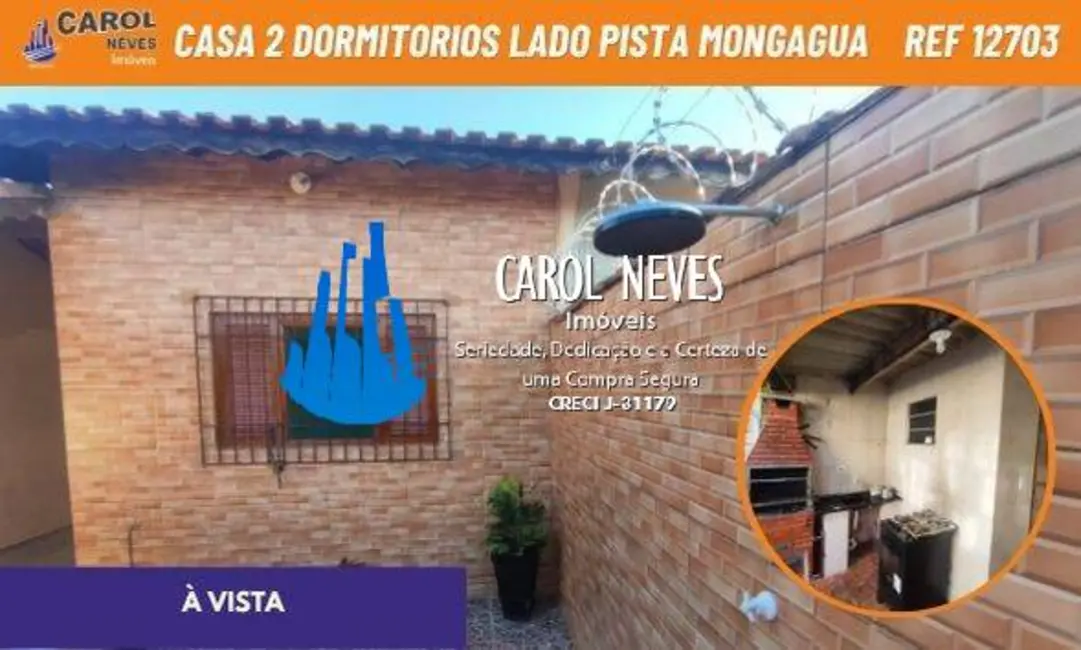 Foto 1 de Casa com 2 quartos à venda, 60m2 em Mongagua - SP