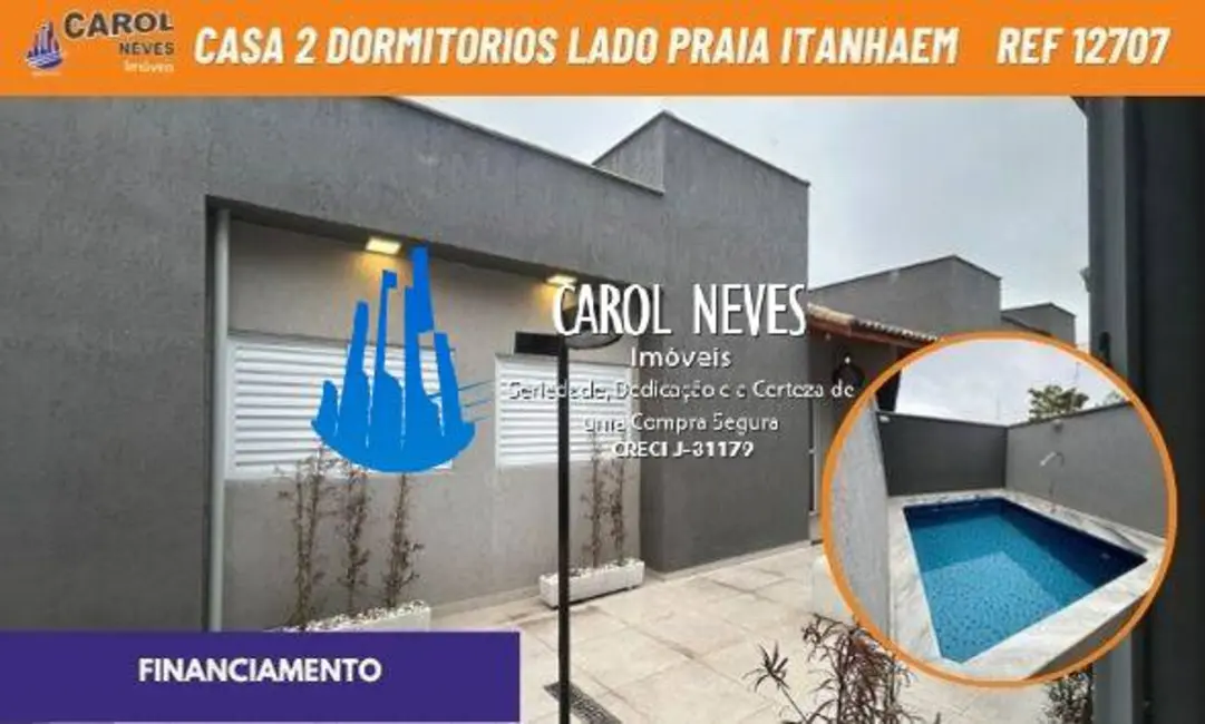 Foto 1 de Casa com 2 quartos à venda, 51m2 em Itanhaem - SP