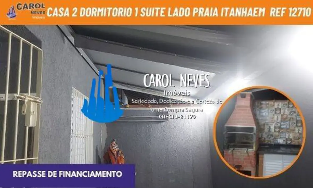 Foto 1 de Casa com 2 quartos à venda, 49m2 em Itanhaem - SP
