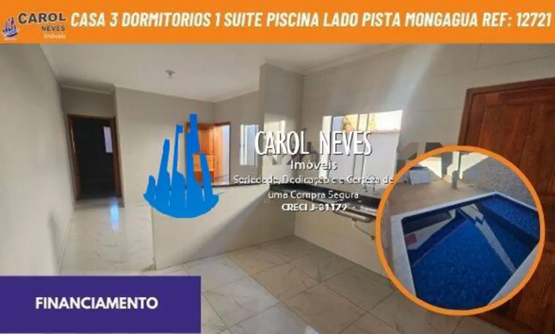Foto 1 de Casa com 3 quartos à venda, 97m2 em Mongagua - SP